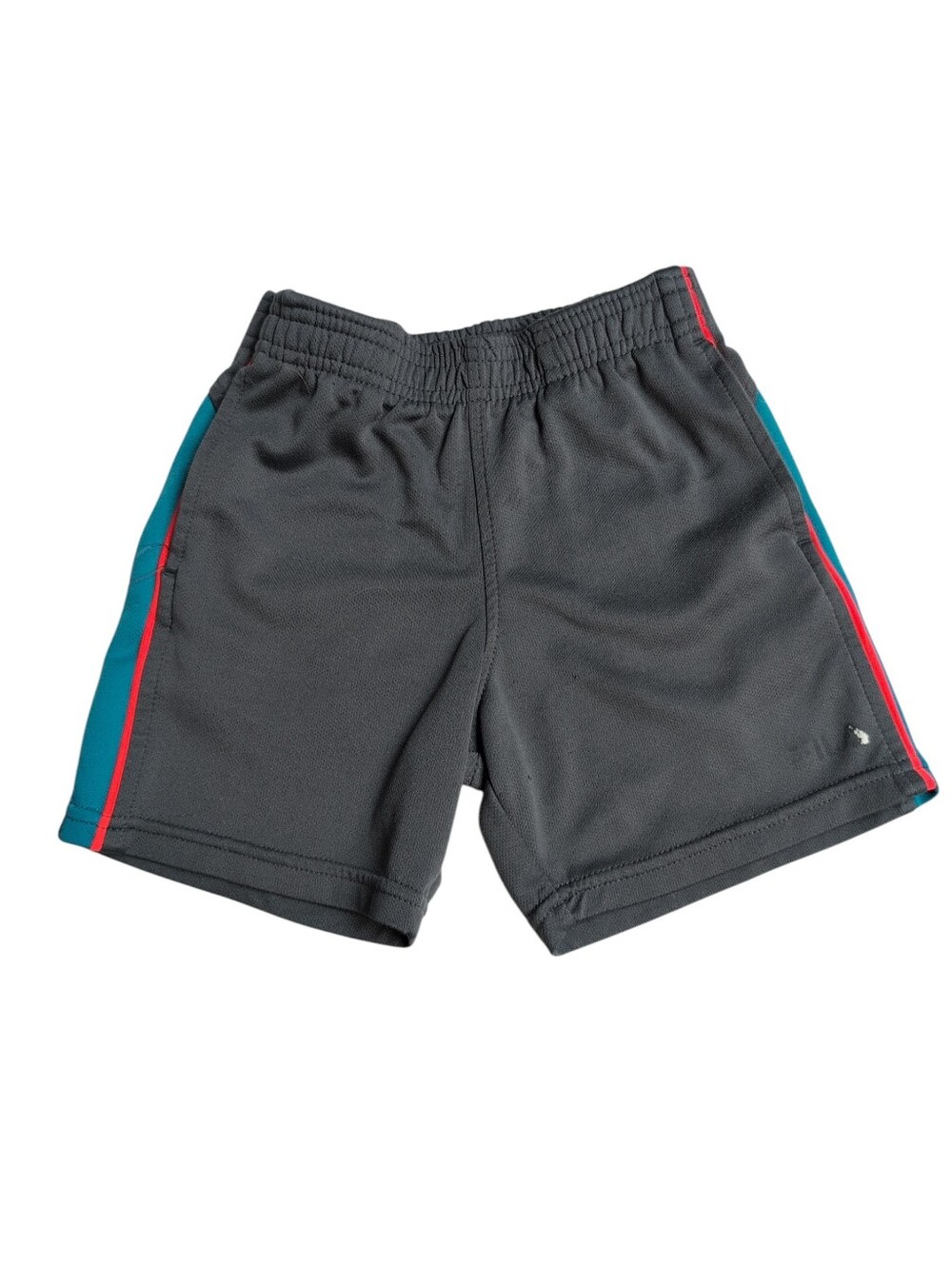 🍁2/$7🍁FILA Grey Shorts With Blue And Neon Orange Stripes